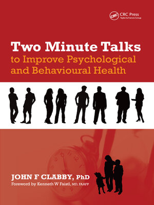 cover image of Two Minute Talks to Improve Psychological and Behavioral Health